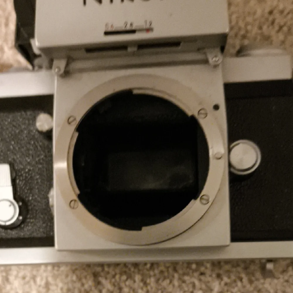 Nikon Classic F 35mm Silver and Black Camera Body